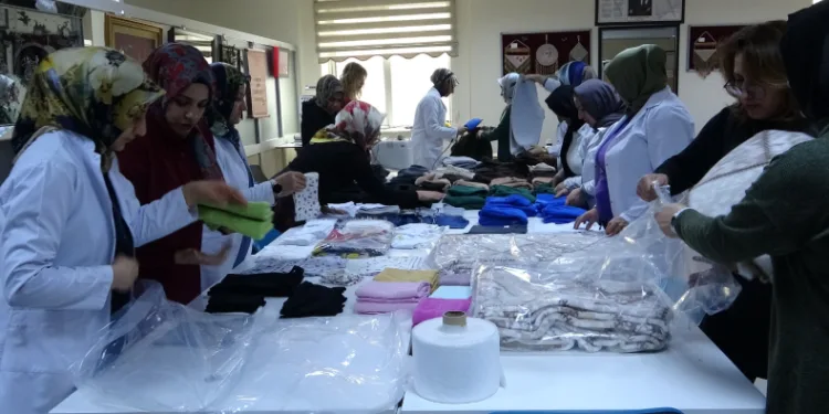 Vanlı kadınlar Gazze için seferber oldu