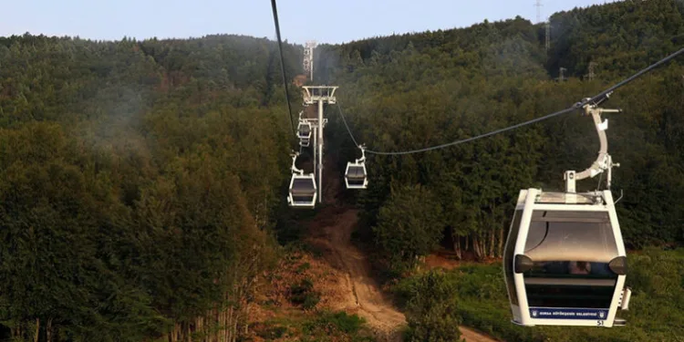 Uludağ Teleferiği’ne kış bakımı