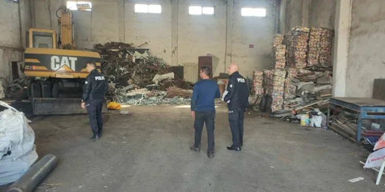 Bandırma’da hurdacılara denetim