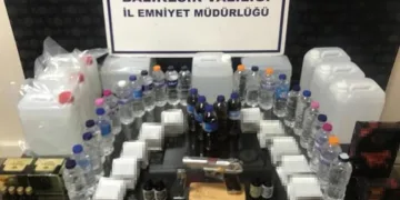 Balıkesir’de sahte içki operasyonu