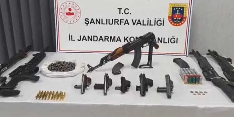 Şanlıurfa’da silah kaçakçılığı operasyonu: 5 gözaltı