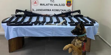 Malatya’da kaçak silah operasyonu: 3 gözaltı