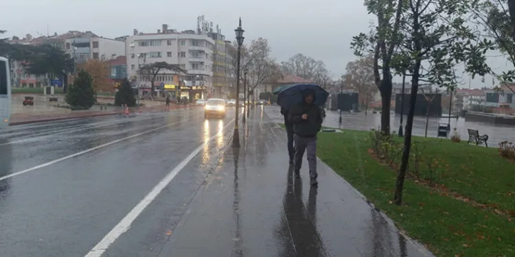 Tekirdağ’da sağanak yağış