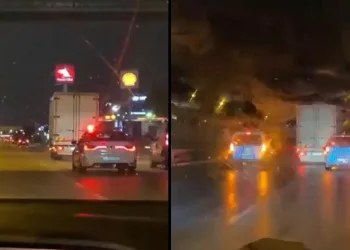 Bursa’da polis ekiplerinden kaçan kamyonet sürücüsü alkollü çıktı