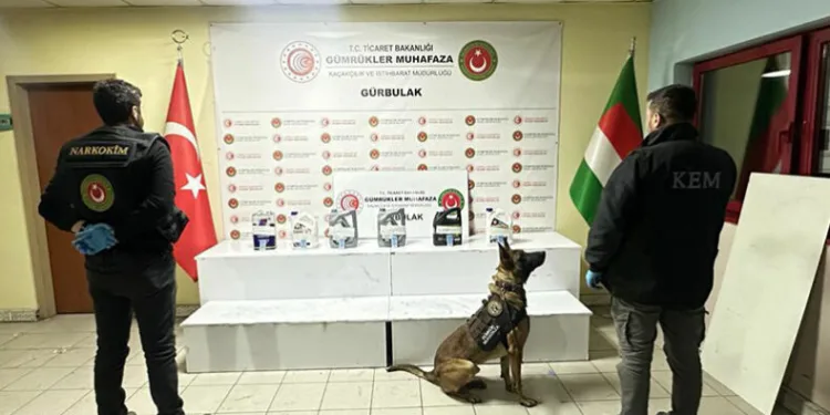 Gürbulak’ta uyuşturucu operasyonu