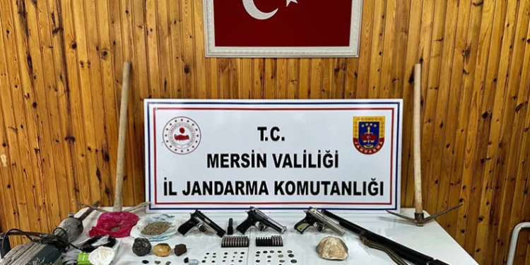 Mersin’de tarihi eser kaçakçılığı operasyonu