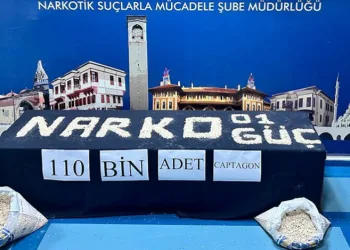 Kargo dağıtım merkezinde 110 bin adet uyuşturucu bulundu