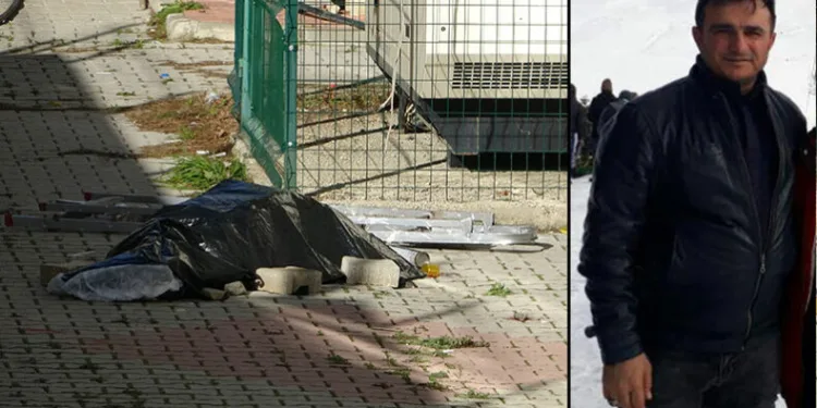 3 çocuk babası işçi, onarmak için çıktığı çatıdan düştü