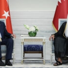 Erdoğan Hamad Al Thani ile görüştü
