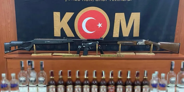 Tekirdağ’da 143 şişe kaçak içki ele geçirildi