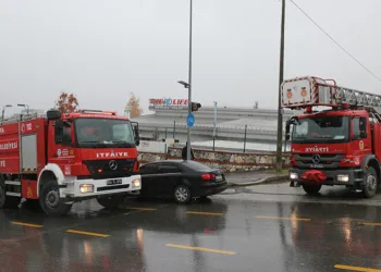 Sakarya’da saunada yangın çıktı