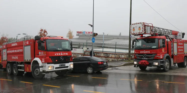 Sakarya’da saunada yangın çıktı