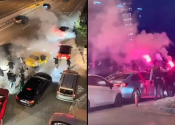 Bursa’da düğün magandaları yolu kapattı, havaya ateş açtı