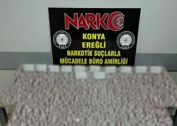 Konya’da uyuşturucu operasyonu: 2 gözaltı