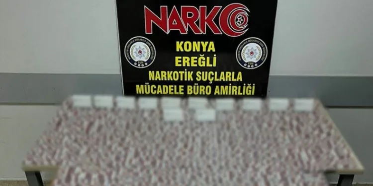 Konya’da uyuşturucu operasyonu: 2 gözaltı