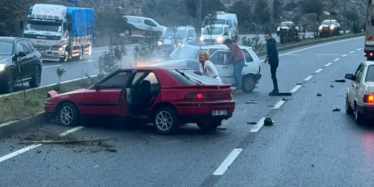 Muğla’da zincirleme trafik kazası: 2 yaralı