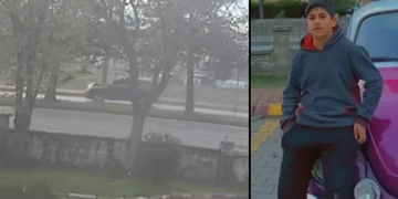 Otomobilin çarptığı çocuk metrelerce havalandı