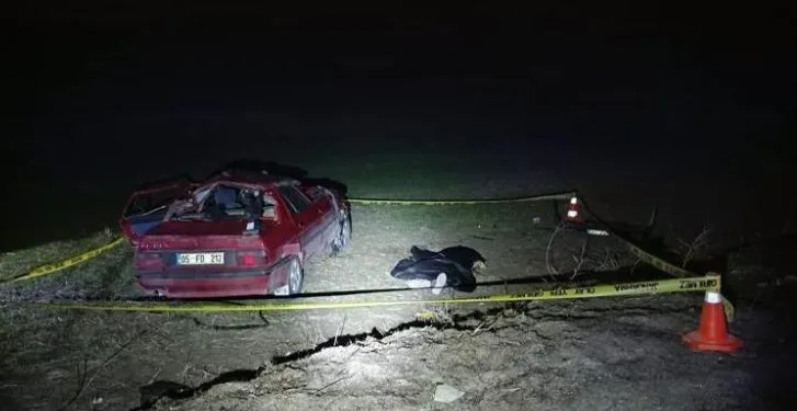 Korkunç kaza meydana geldi! 1 ölü, 1 yaralı