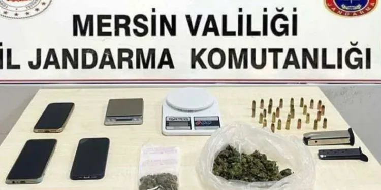 Mersin’de uyuşturucu operasyonu