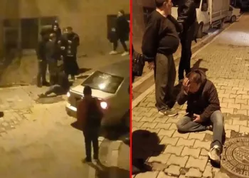 Kızını takip eden şahsı önce dövdü sonra polise teslim etti