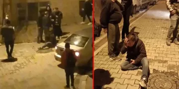 Kızını takip eden şahsı önce dövdü sonra polise teslim etti