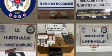 Balıkesir’de 7 zehir taciri tutuklandı