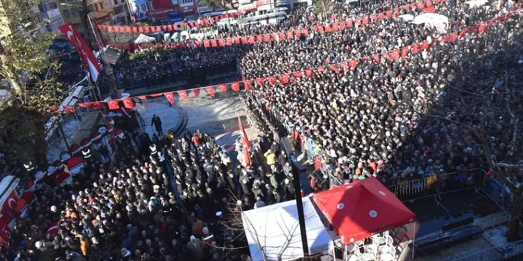 Şehit Piyade Uzman Çavuş Ahmet Köroğlu’na Giresun’da son veda