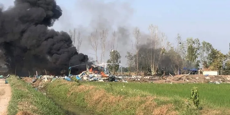Havai fişek fabrikasında patlama: 23ölü