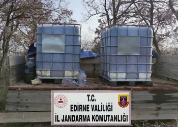Binlerce litre kaçak şarabı ormana saklamışlar