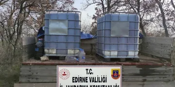 Binlerce litre kaçak şarabı ormana saklamışlar