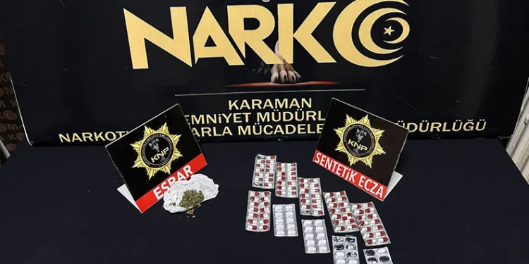 Karaman’da uyuşturucu operasyonu: 1 tutuklama