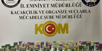Samsun’da kaçakçılık operasyonu