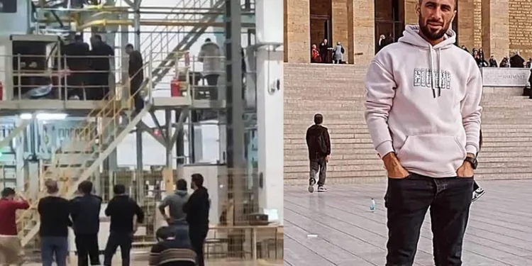 Pres makinesine sıkışan işçi feci şekilde can verdi