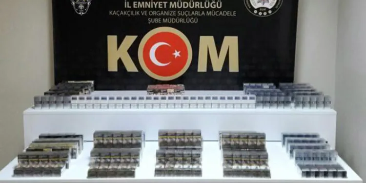 Elazığ’da stepneye zulalanmış 610 paket kaçak sigara ele geçirildi
