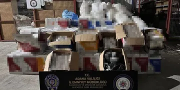 Adana’da gümrük kaçağı 5 milyon 670 bin makaron ele geçirildi