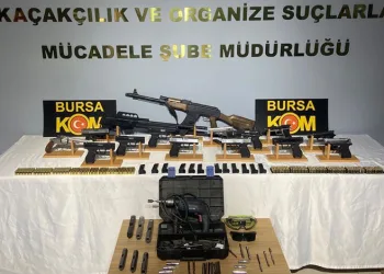 Bursa’da silah kaçakçılarına operasyon