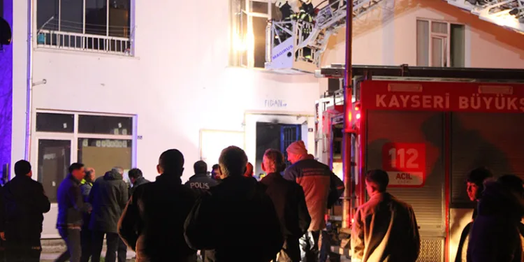Kayseri’de yangın faciası: 1 ölü