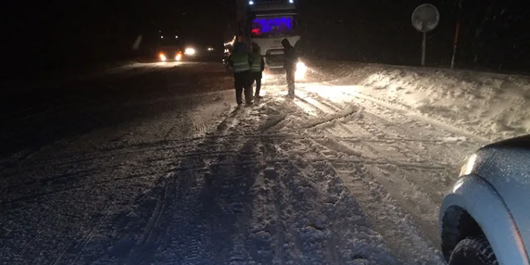 Antalya-Konya yolu tır geçişine kapatıldı