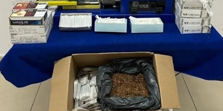 Kastamonu’da 18 bin adet doldurulmuş makaron yakalandı