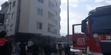 İş yerinde çıkan yangın korkuttu