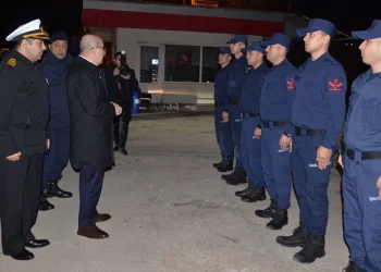 Vali Demirtaş, yeni yıla kontrol noktasında girdi