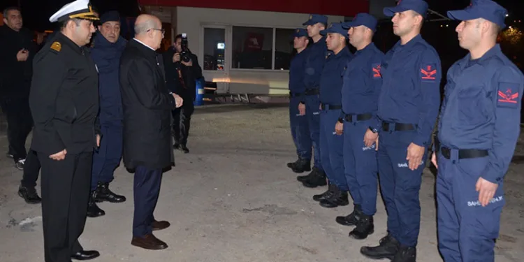 Vali Demirtaş, yeni yıla kontrol noktasında girdi