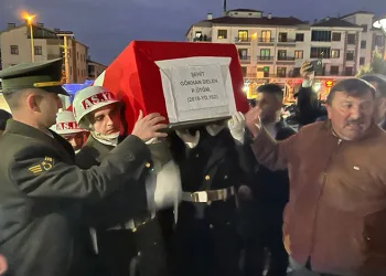 Şehit Piyade Üsteğmen Gökhan Delen’in cenazesi, memleketi Aksaray’a getirildi