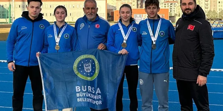 Bursa Büyükşehir Belediyespor’a 3 madalya