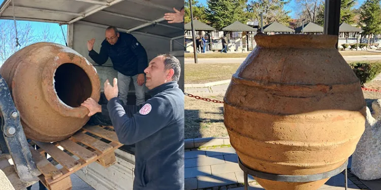 Ortaköy’de Roma dönemine ait küp bulundu