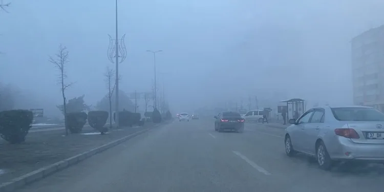 Kastamonu’da yoğun sis etkili oldu