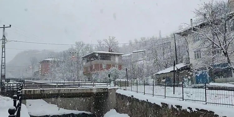 Uzundere beyaza büründü