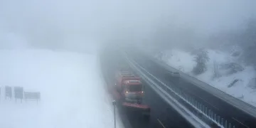 Bolu Dağı’nda sis ve kar etkili oluyor