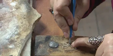 Kadınlar telkari sanatı öğreniyor