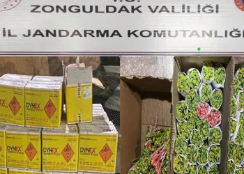 Jandarma 579 kilogram dinamit ele geçirdi